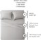 American Home Collection 400 Thread Count Sateen Weave Viscose made from Bamboo Sheet Set